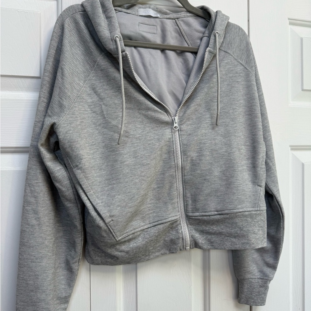 Nuuds Heather Gray Women's Zip-Up Jacket